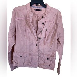 Maurices Lightweight Cotton Jacket. Size Large. Pale Mauve